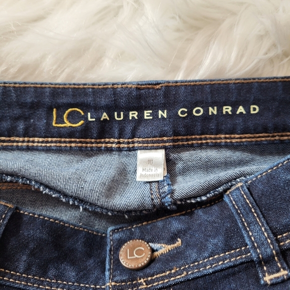 LC Lauren Conrad Indigo Straight Leg Jeans, Size 10 (30) - Picture 4 of 4